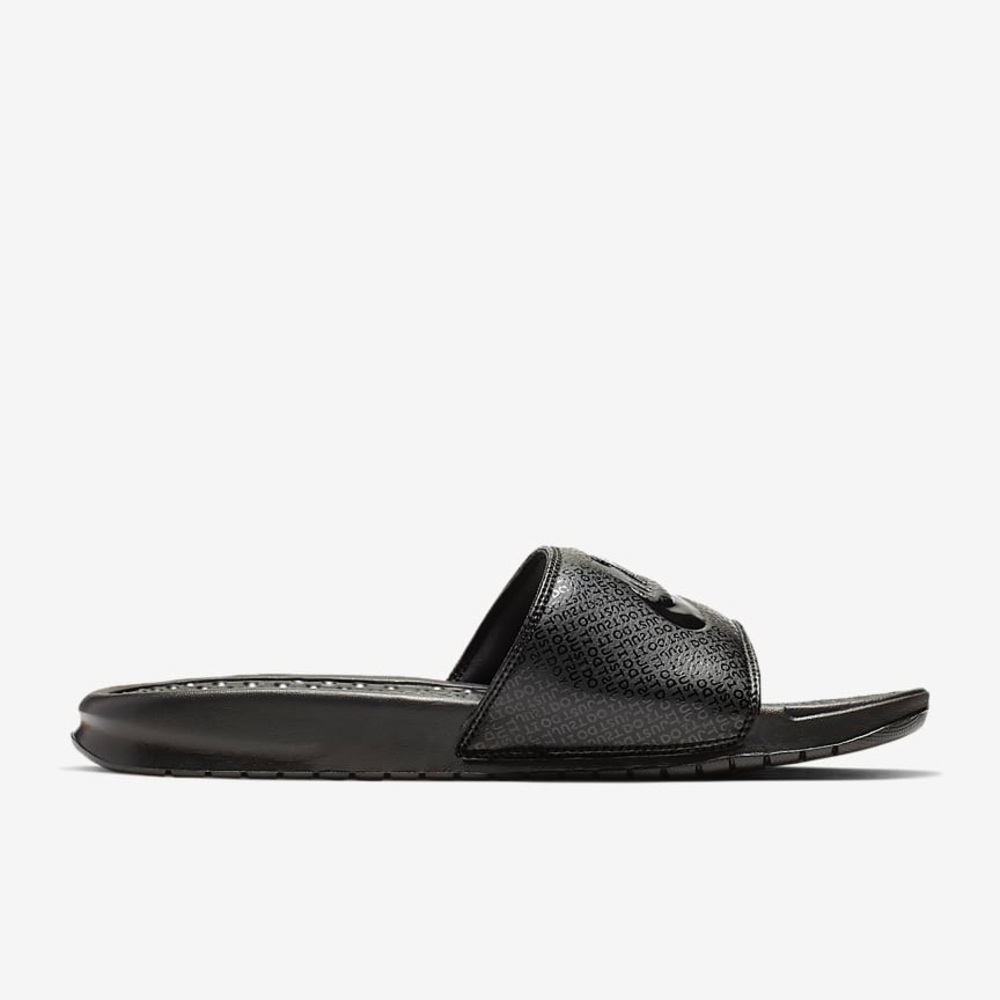 New In Box Mens Nike Benassi Signature Logo Slide Sandals Multiple Sizes - Picture 2 of 4